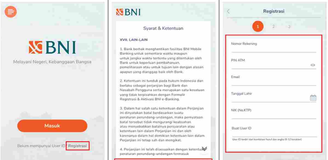 Cara Registrasi dan Aktivasi BNI Mobile Banking dari HP Android