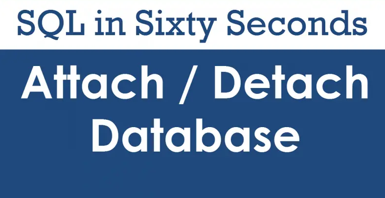 Cara Attach Database SQL Server