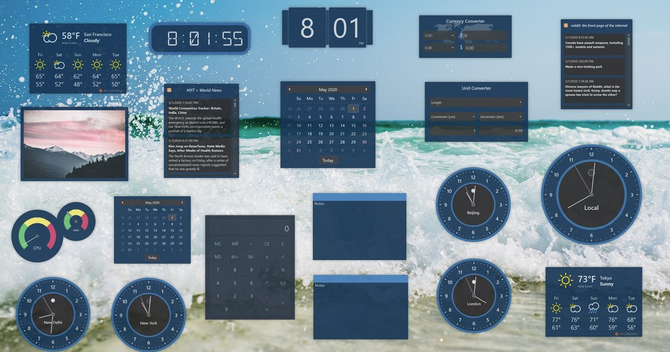 Cara Menampilkan Widget Jam di Windows 10