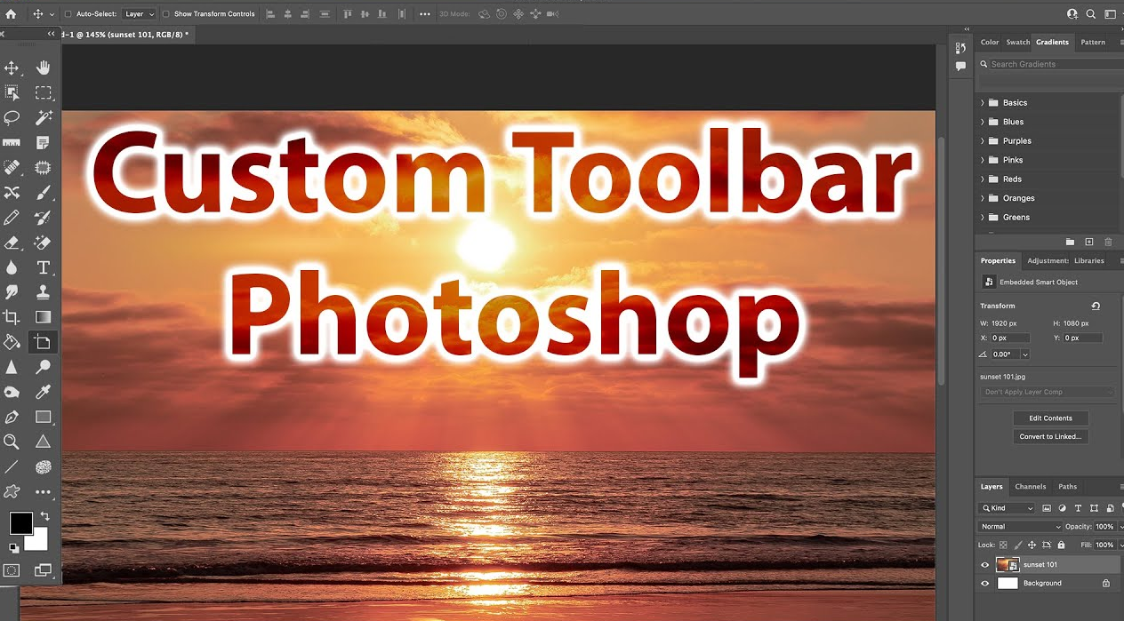 Cara Menampilkan Toolbar Photoshop