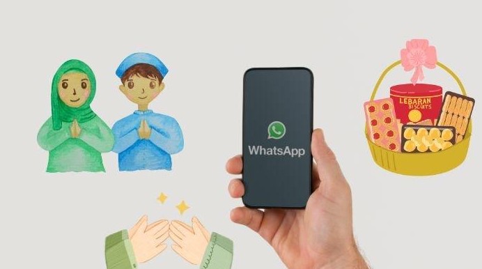 Cara Membuat Stiker Hampers Lebaran di WhatsApp